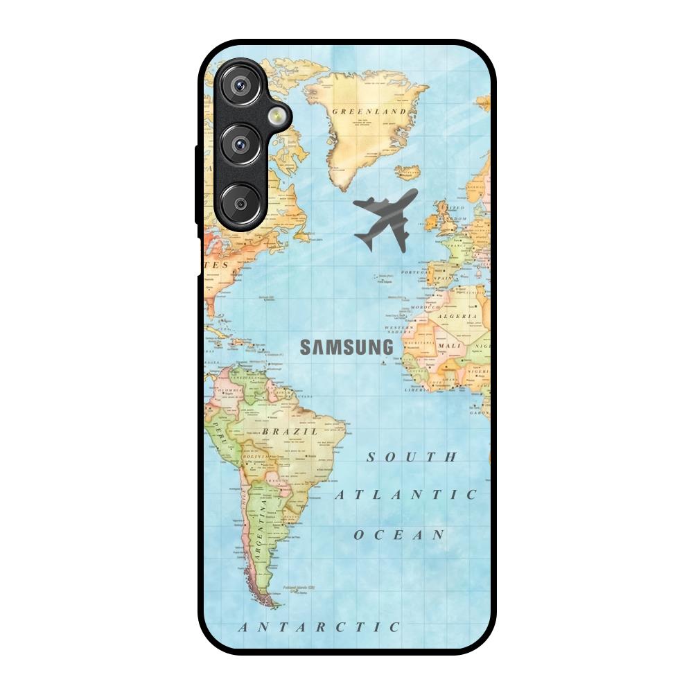Fly Around The World Samsung Galaxy M15 5G Glass Back Cover Online