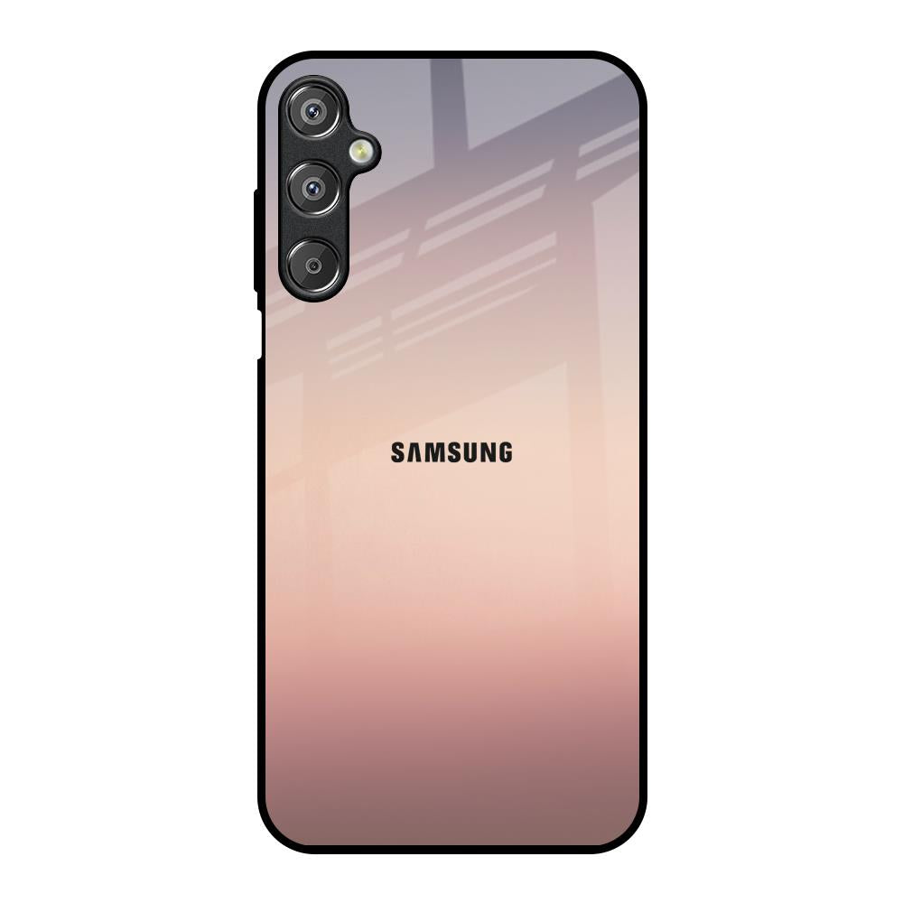 Golden Mauve Samsung Galaxy M15 5G Glass Back Cover Online