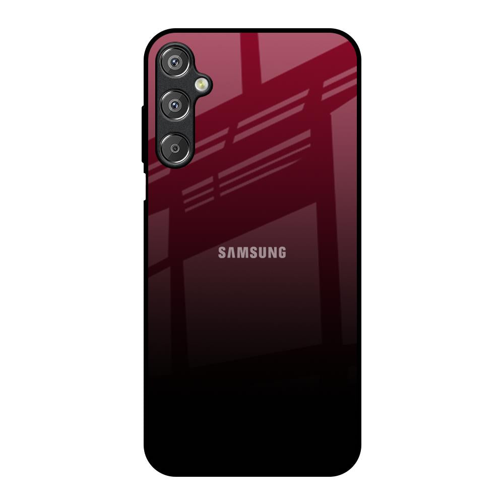 Wine Red Samsung Galaxy M15 5G Glass Back Cover Online