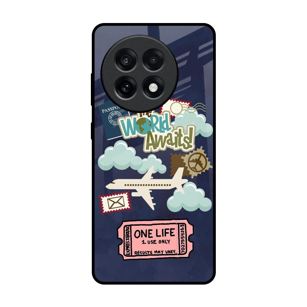 Tour The World OnePlus 13R 5G Glass Back Cover Online