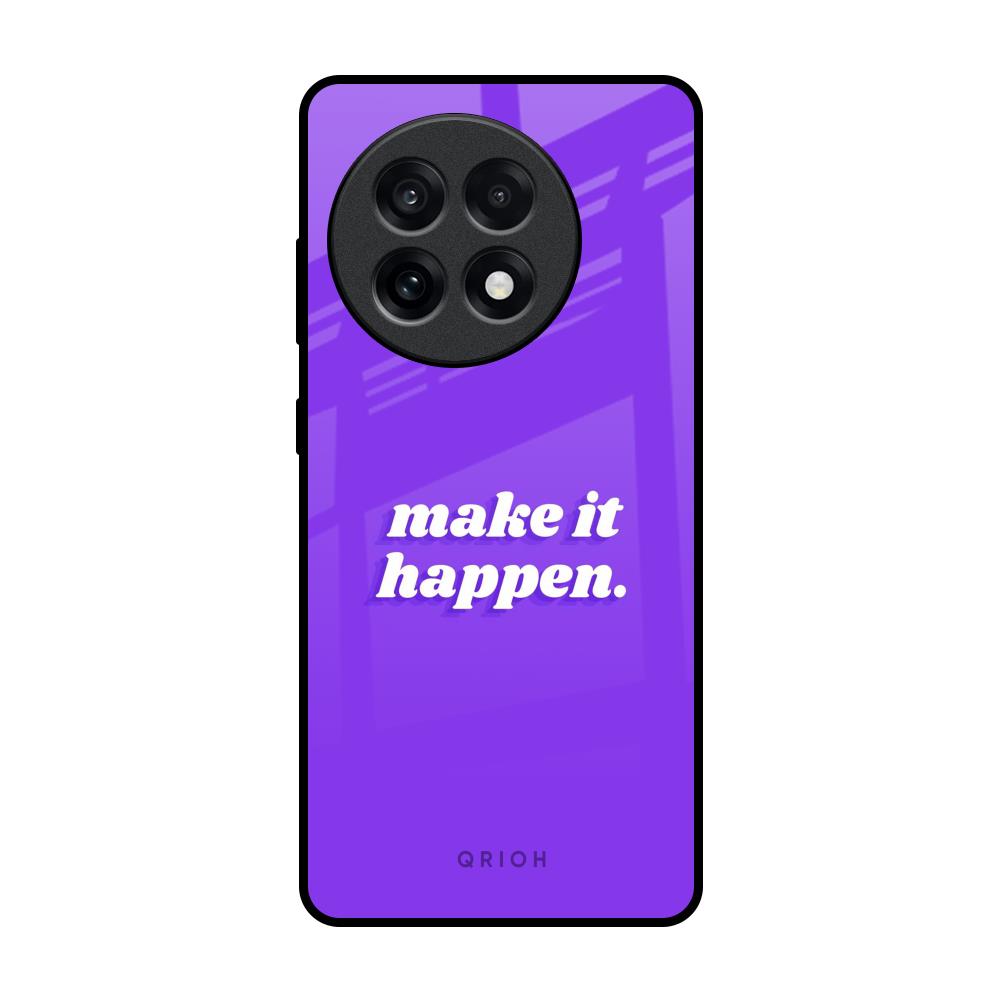 Make it Happen OnePlus 13R 5G Glass Back Cover Online