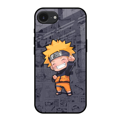 Orange Chubby Apple iPhone 16e Glass Back Cover Online