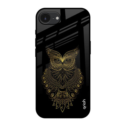 Golden Owl Apple iPhone 16e Glass Back Cover Online