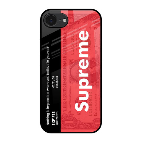 Supreme Ticket Apple iPhone 16e Glass Back Cover Online