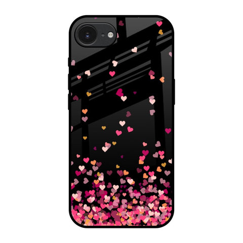 Heart Rain Fall Apple iPhone 16e Glass Back Cover Online