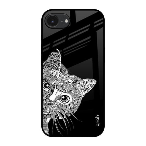 Kitten Mandala Apple iPhone 16e Glass Back Cover Online