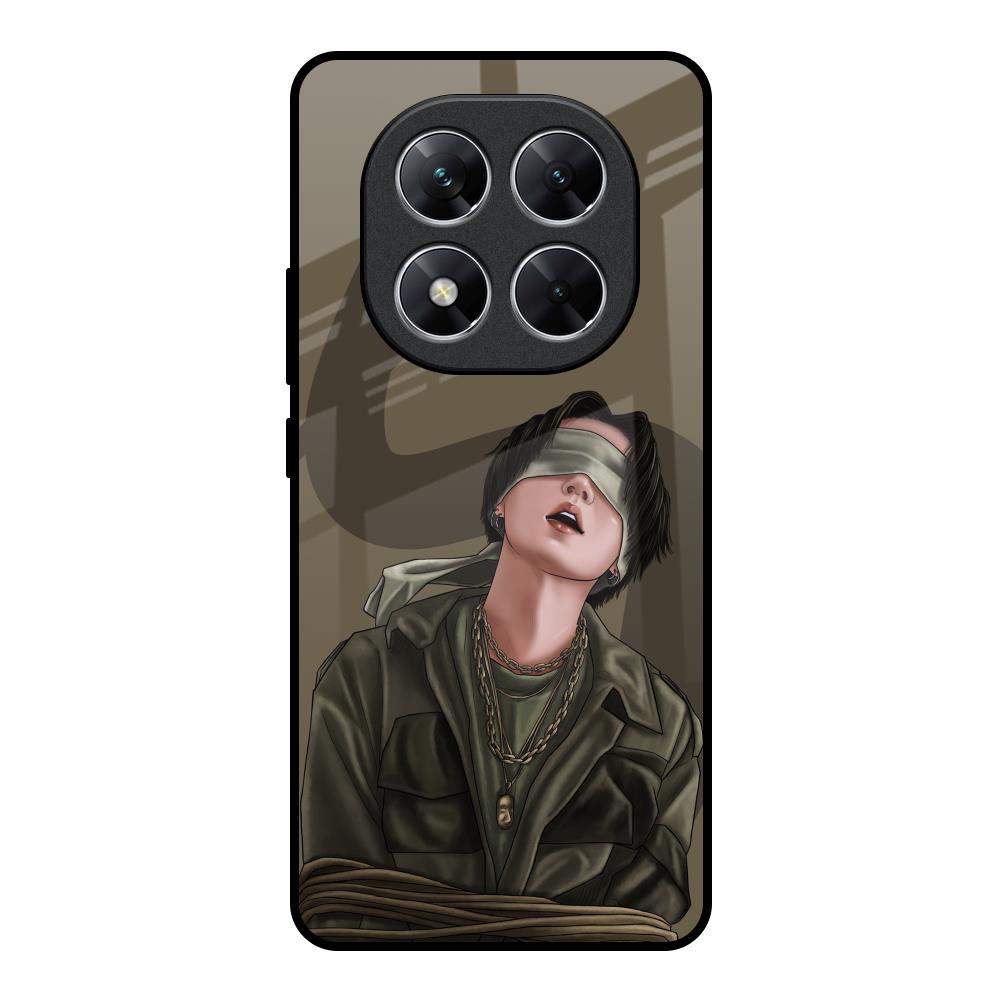 Blind Fold Poco X7 5G Glass Back Cover Online