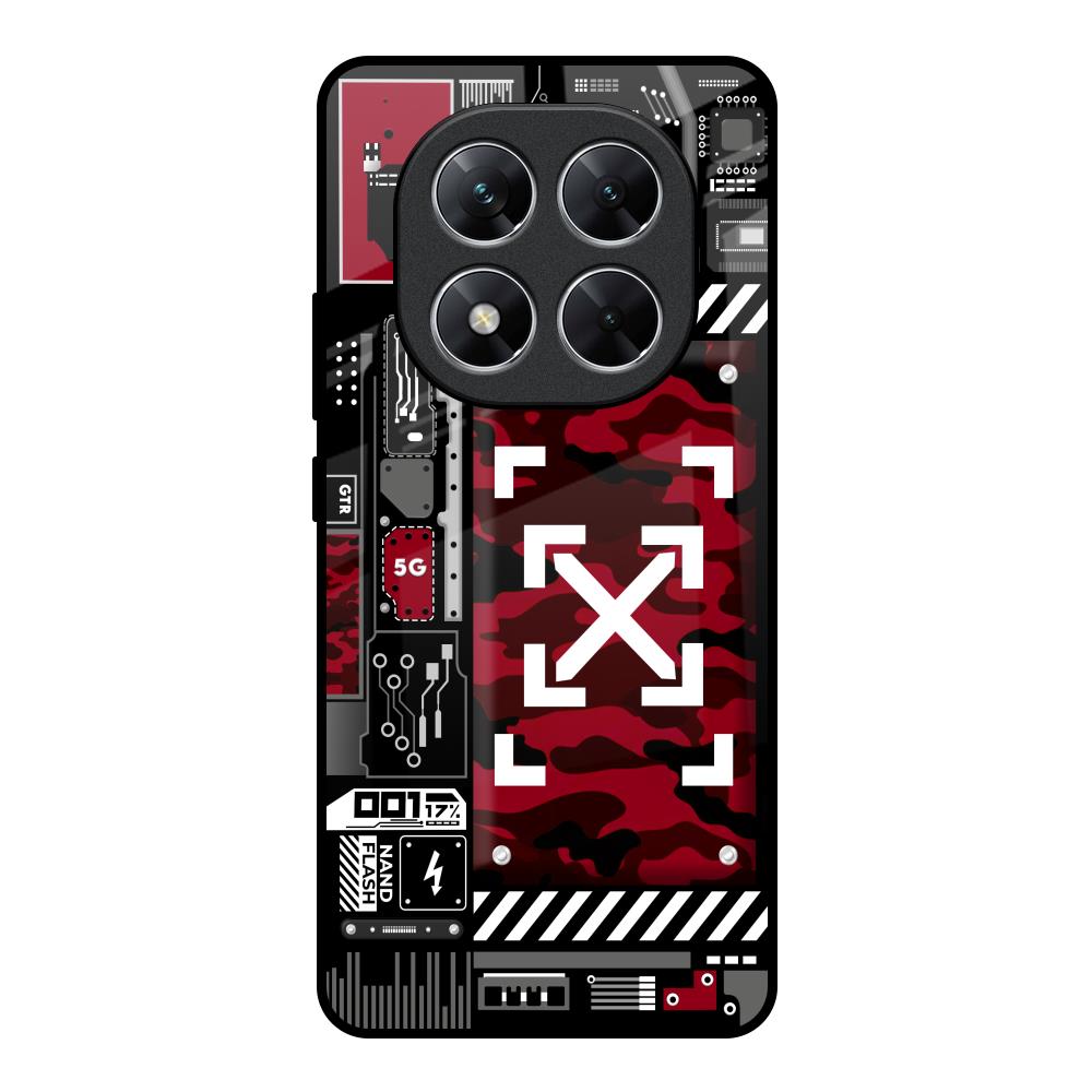 Technology Art Poco X7 5G Glass Back Cover Online
