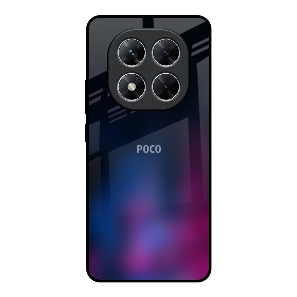 Pink Smudge Poco X7 5G Glass Back Cover Online