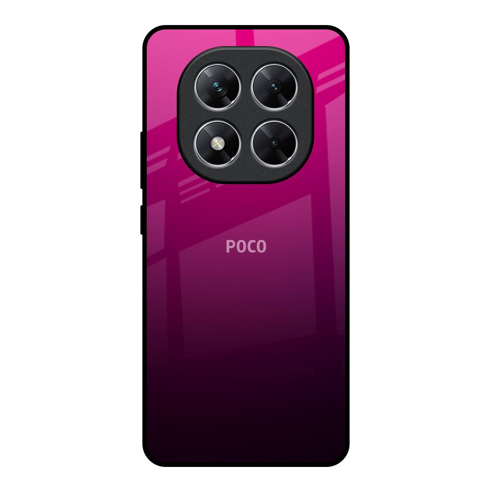 Purple Ombre Pattern Poco X7 5G Glass Back Cover Online