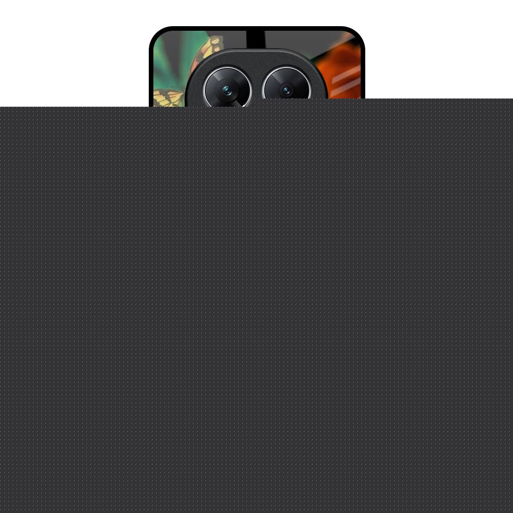 Flowers & Butterfly Poco X7 5G Glass Back Cover Online