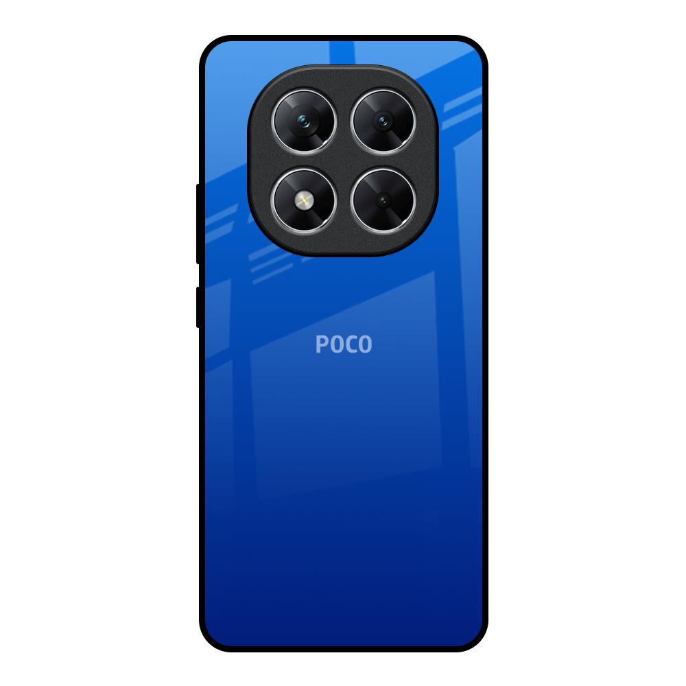 Egyptian Blue Poco X7 5G Glass Back Cover Online