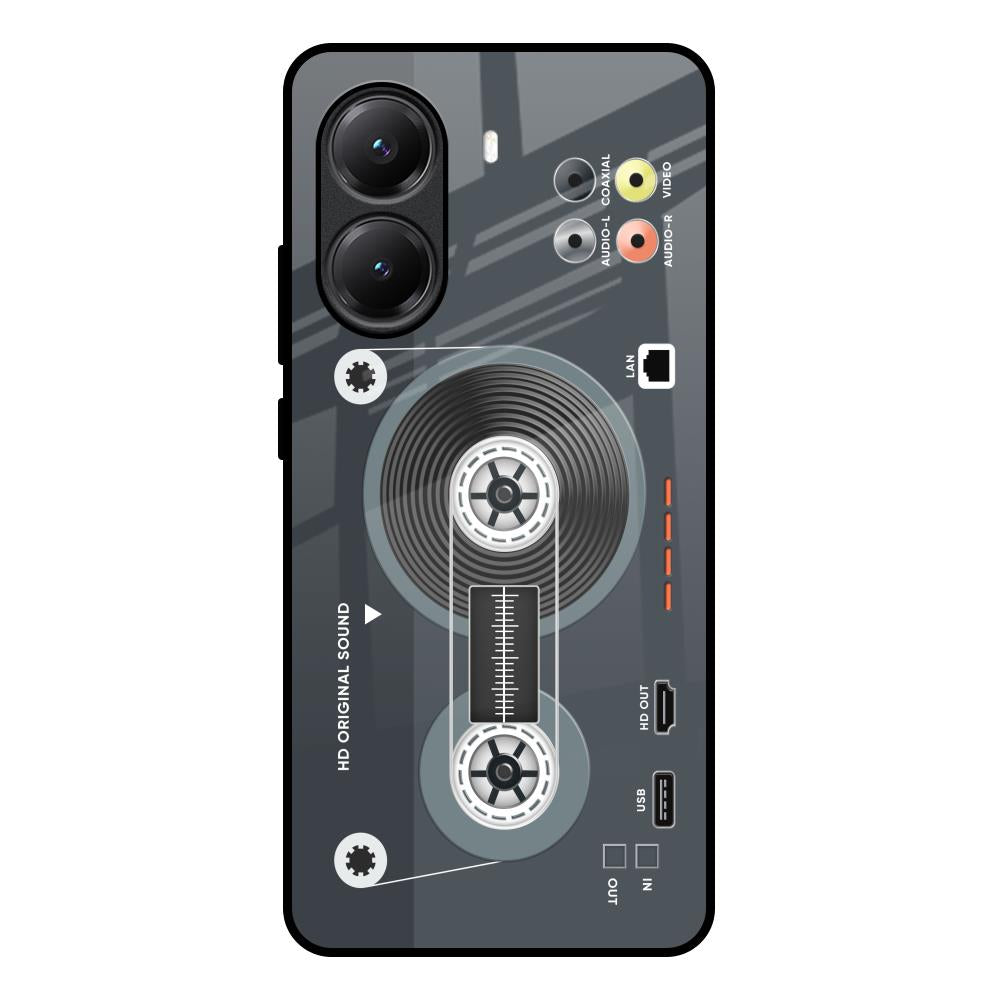 Retro Recorder Poco X7 Pro 5G Glass Back Cover Online