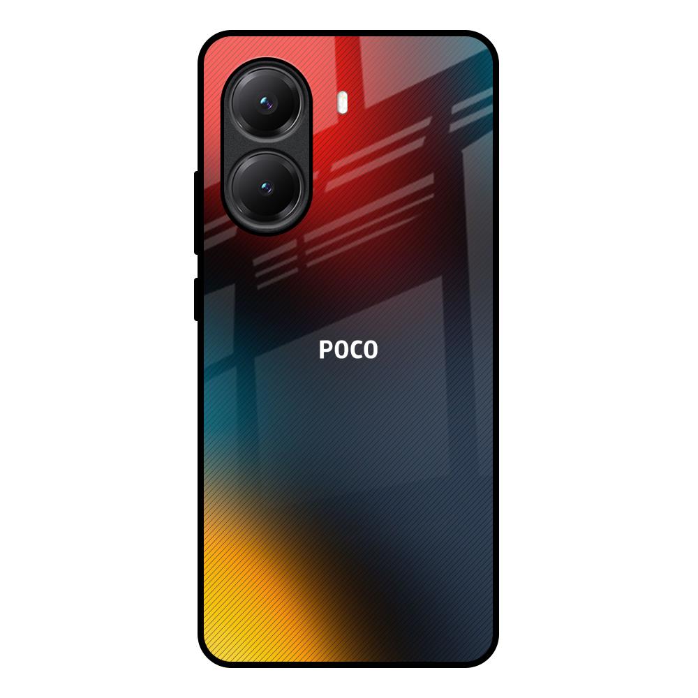 Prismatic Poco X7 Pro 5G Glass Back Cover Online