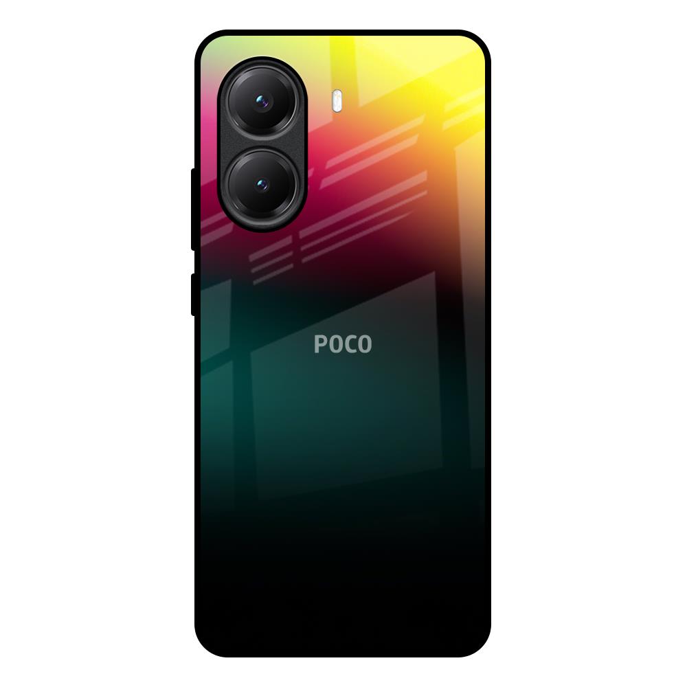 Sunland Gradient Poco X7 Pro 5G Glass Back Cover Online