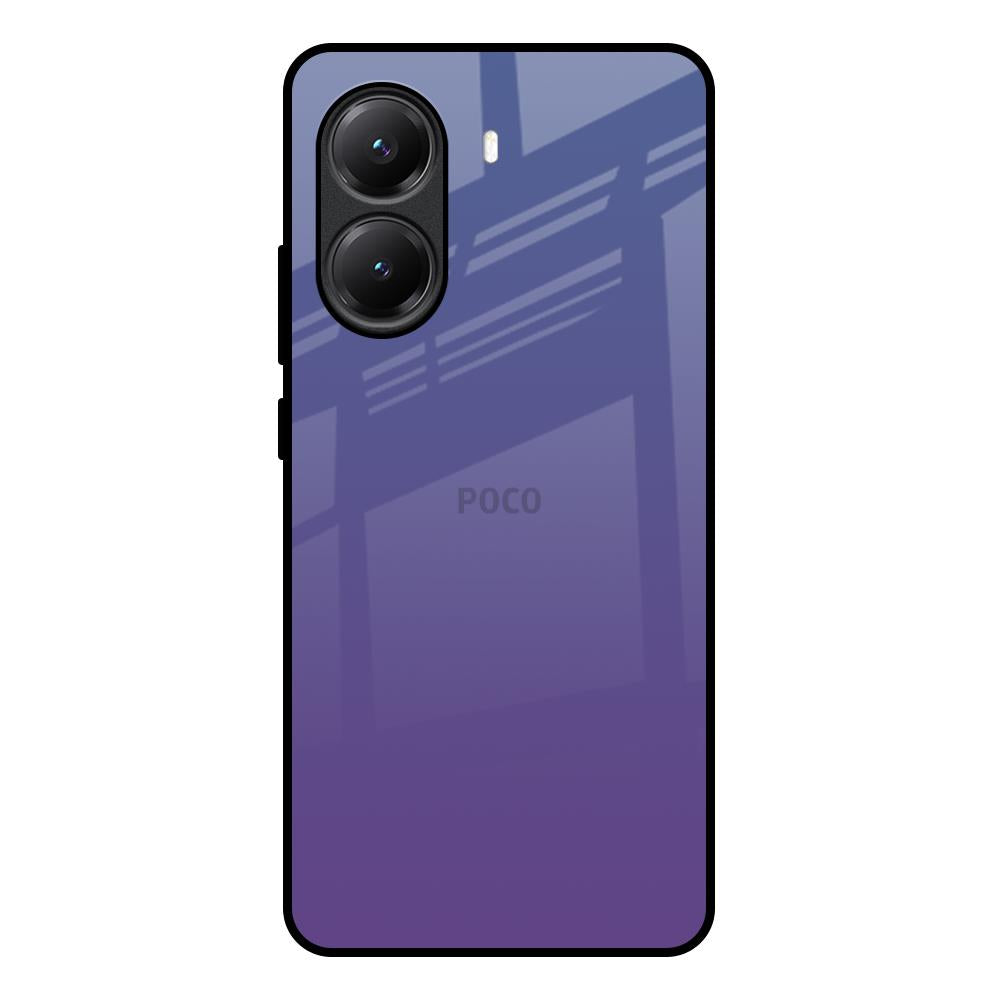 Indigo Pastel Poco X7 Pro 5G Glass Back Cover Online