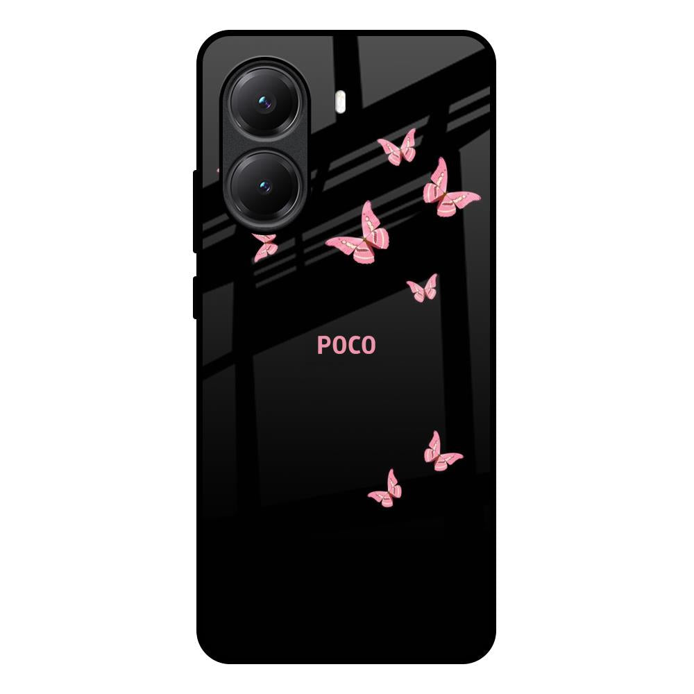 Fly Butterfly Poco X7 Pro 5G Glass Back Cover Online