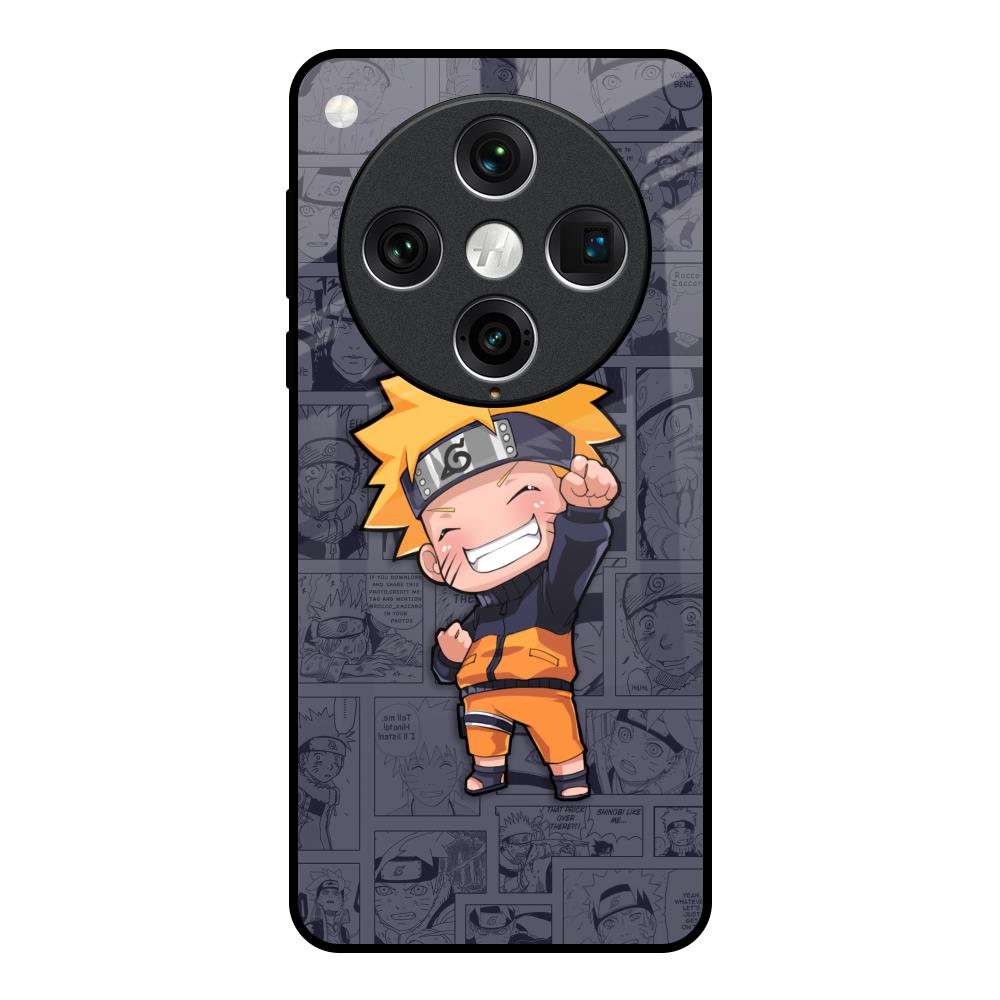 Orange Chubby Oppo Find x8 Pro Glass Back Cover Online