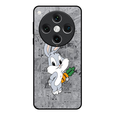Cute Baby Bunny Oppo Find x8 Pro Glass Back Cover Online