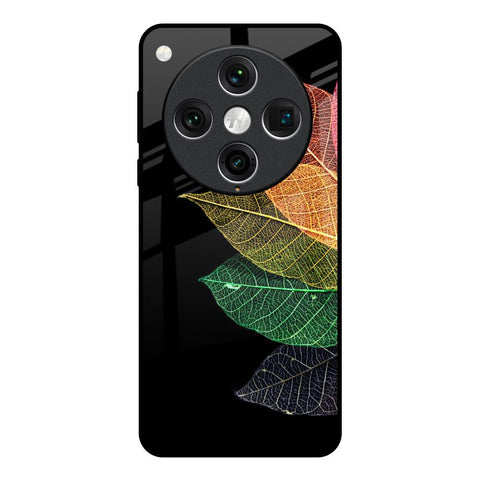 Colorful Leaves Oppo Find x8 Pro Glass Back Cover Online