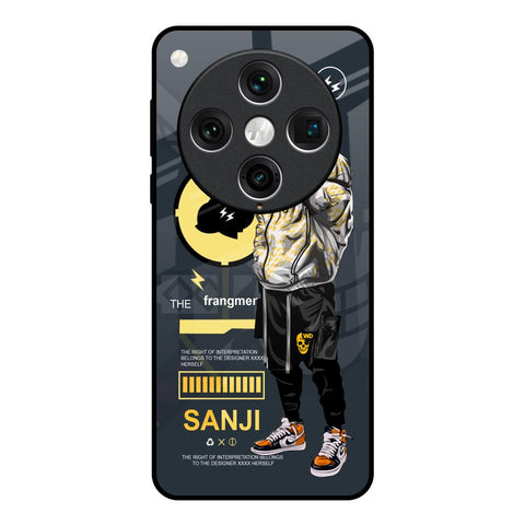 Cool Sanji Oppo Find x8 Pro Glass Back Cover Online