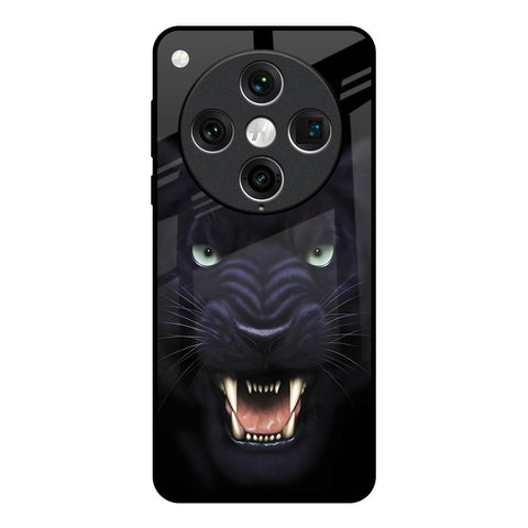 Angry Black Tiger Oppo Find x8 Pro Glass Back Cover Online
