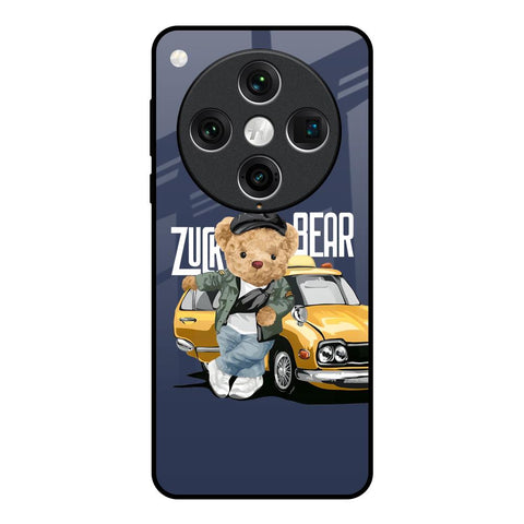 Adventurous Bear Oppo Find x8 Pro Glass Back Cover Online