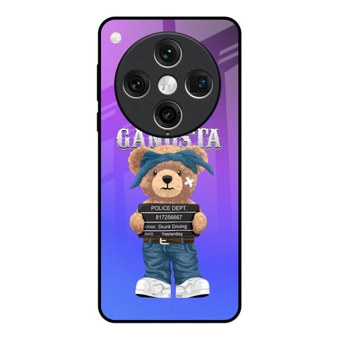 Gangsta Bear Oppo Find x8 Pro Glass Back Cover Online