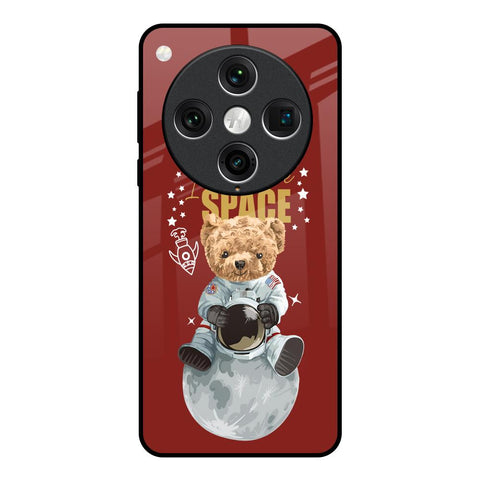 Astronaut Bear Oppo Find x8 Pro Glass Back Cover Online