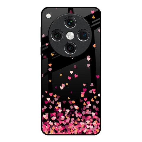 Heart Rain Fall Oppo Find x8 Pro Glass Back Cover Online