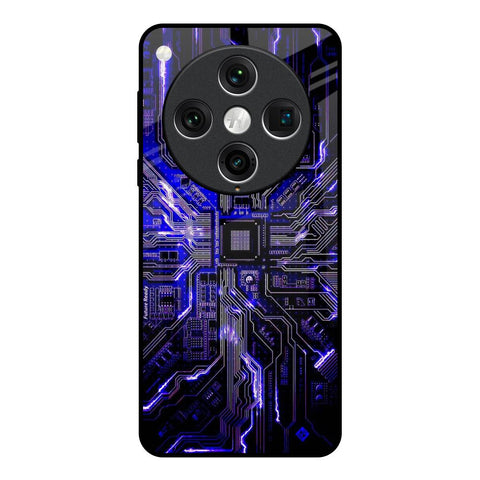 Techno Color Pattern Oppo Find x8 Pro Glass Back Cover Online