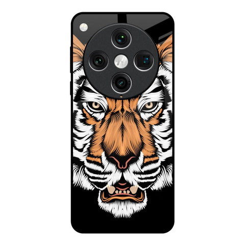 Angry Tiger Oppo Find x8 Pro Glass Back Cover Online
