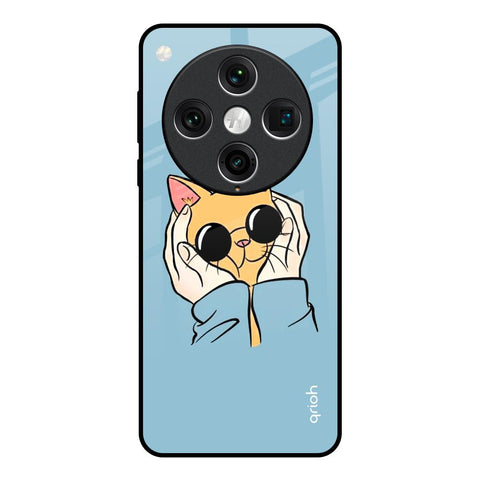 Adorable Cute Kitty Oppo Find x8 Pro Glass Back Cover Online
