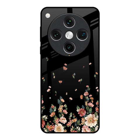 Floating Floral Print Oppo Find x8 Pro Glass Back Cover Online