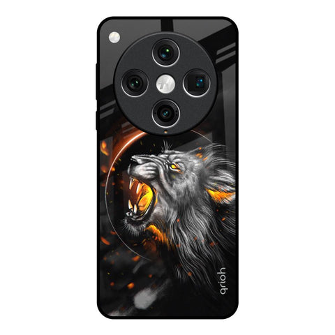 Aggressive Lion Oppo Find x8 Pro Glass Back Cover Online