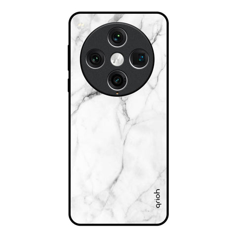 Modern White Marble Oppo Find x8 Pro Glass Back Cover Online