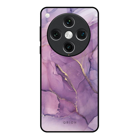 Purple Gold Marble Oppo Find x8 Pro Glass Back Cover Online