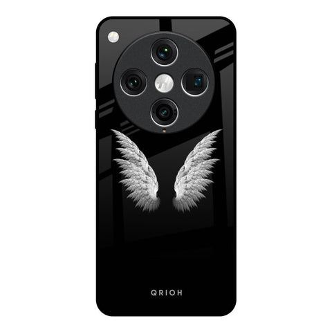 White Angel Wings Oppo Find x8 Pro Glass Back Cover Online
