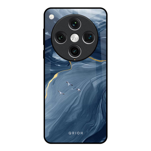 Deep Ocean Marble Oppo Find x8 Pro Glass Back Cover Online
