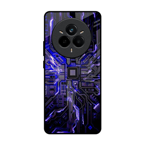 Techno Color Pattern Realme 14 Pro 5G Glass Back Cover Online