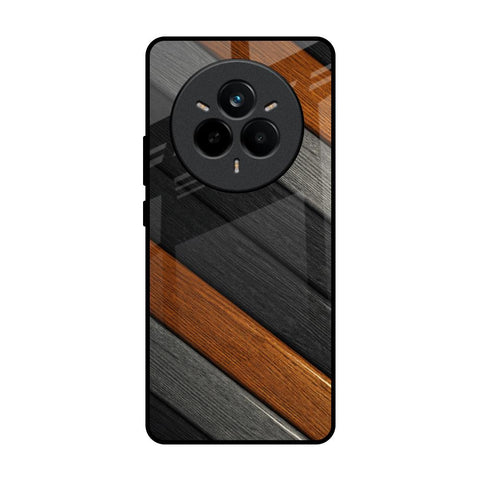 Tri Color Wood Realme 14 Pro 5G Glass Back Cover Online
