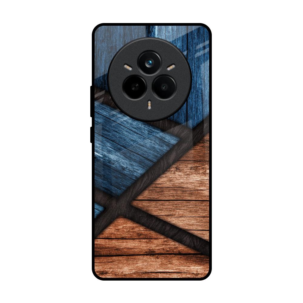 Wooden Tiles Realme 14 Pro 5G Glass Back Cover Online