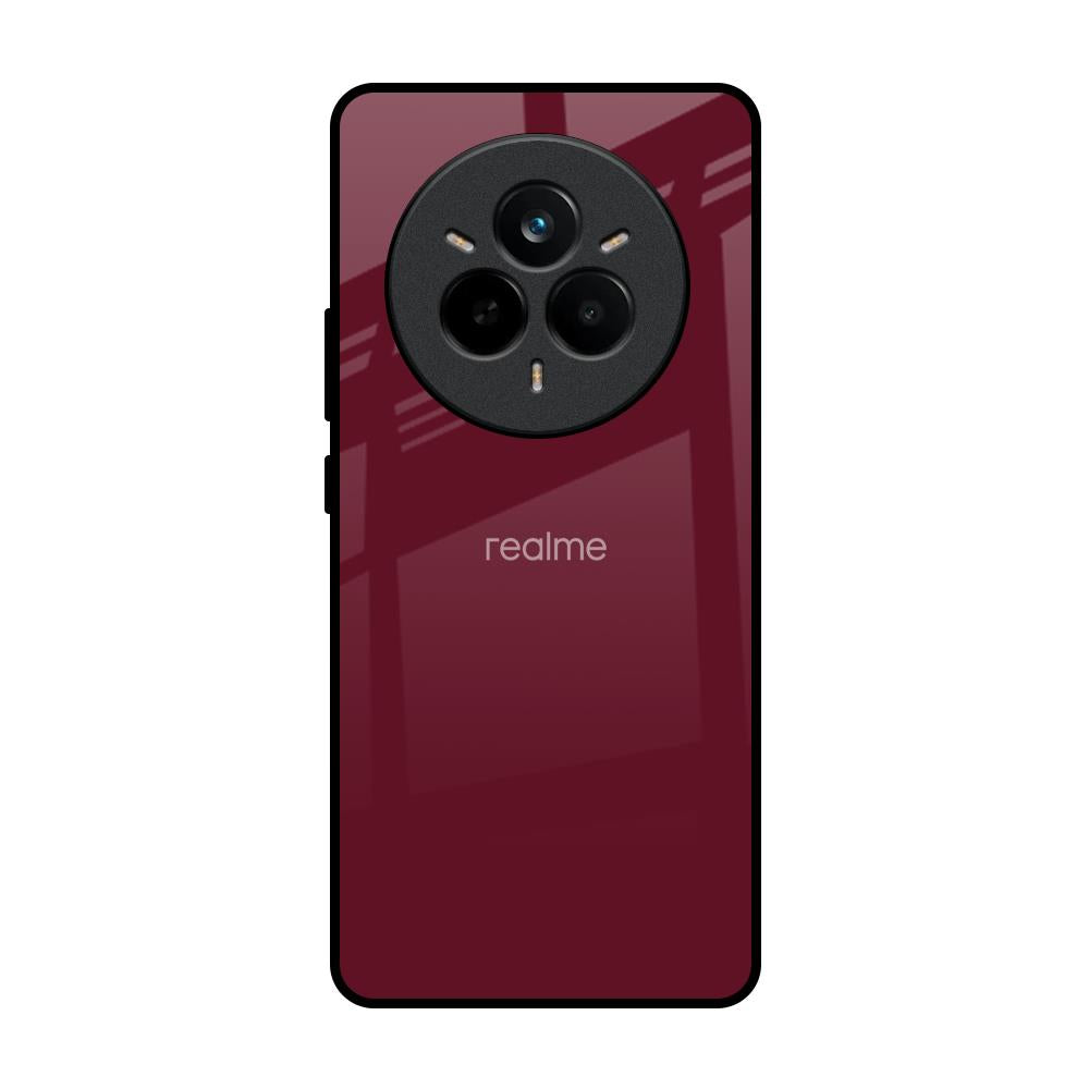 Classic Burgundy Realme 14 Pro 5G Glass Back Cover Online