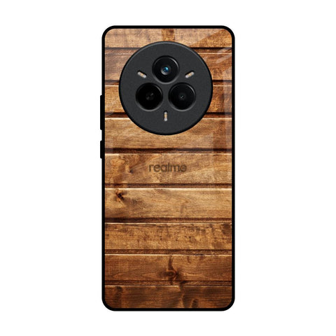 Wooden Planks Realme 14 Pro 5G Glass Back Cover Online