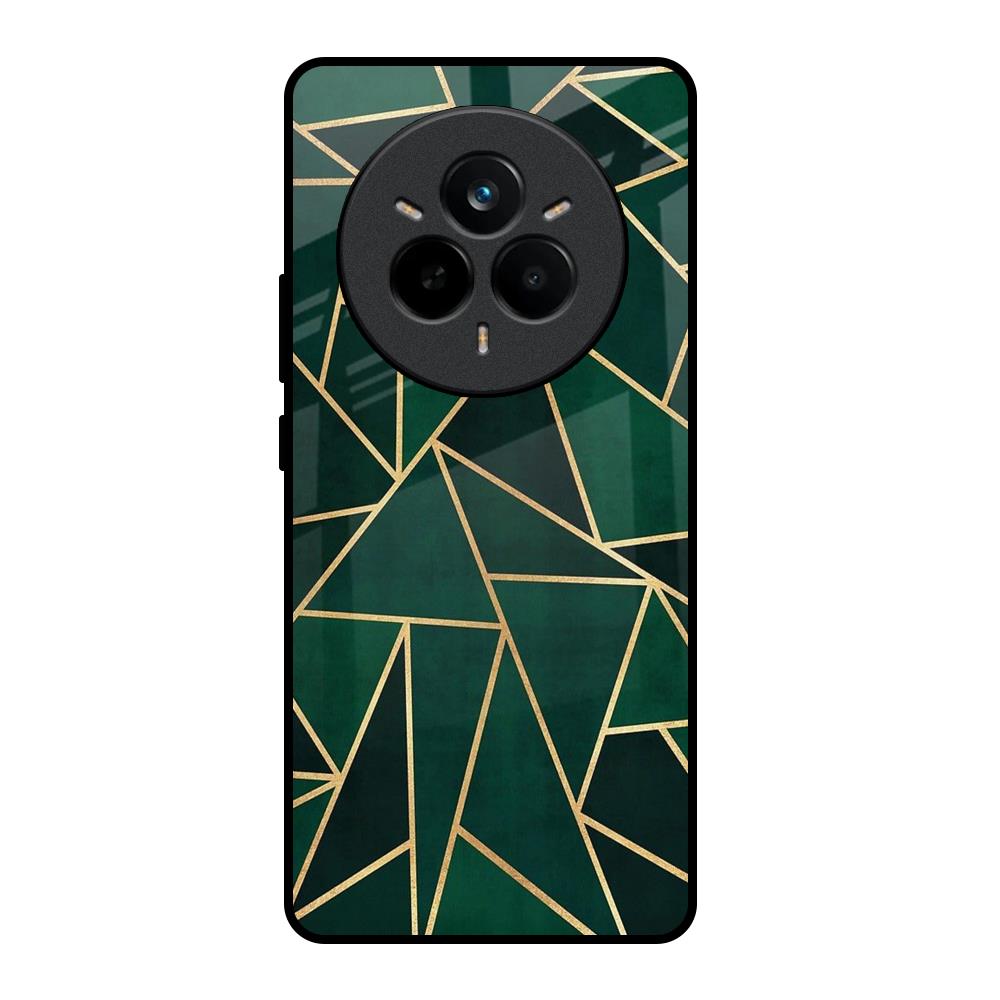 Abstract Green Realme 14 Pro Plus 5G Glass Back Cover Online