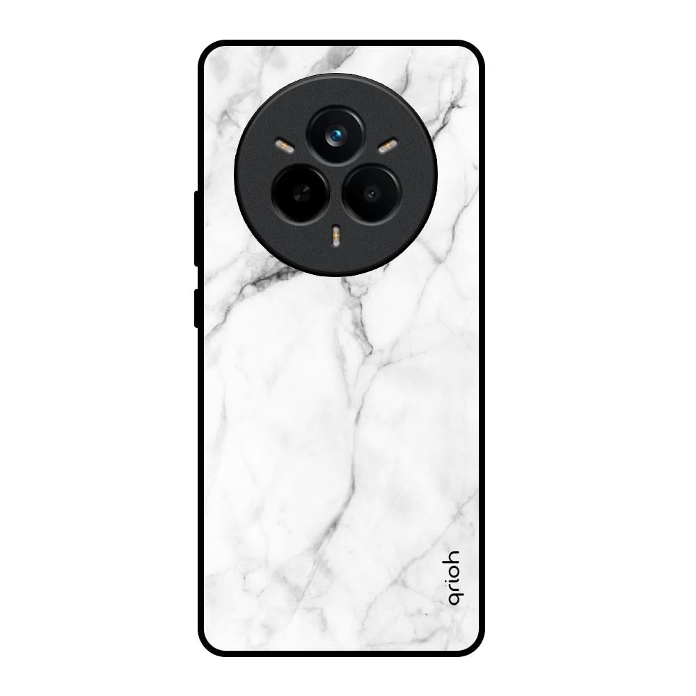 Modern White Marble Realme 14 Pro Plus 5G Glass Back Cover Online