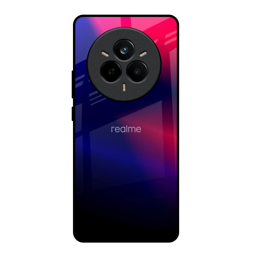Blue Ombre Glass Case for Realme 14 Pro Plus 5G