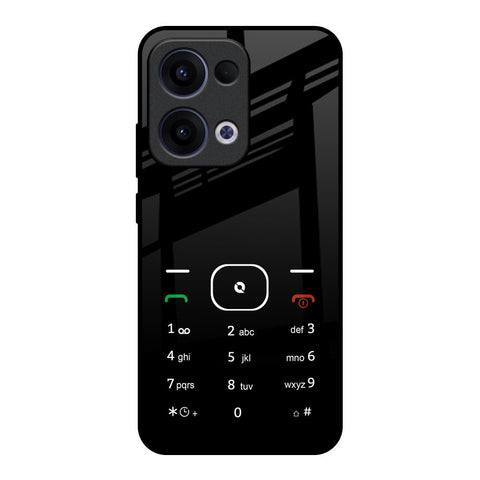 Classic Keypad Pattern Oppo Reno13 5G Glass Back Cover Online