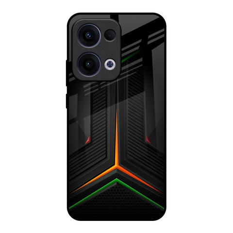 Modern Ultra Chevron Oppo Reno13 5G Glass Back Cover Online