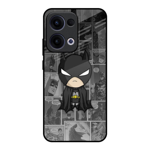 Cartoon Art Oppo Reno13 5G Glass Back Cover Online